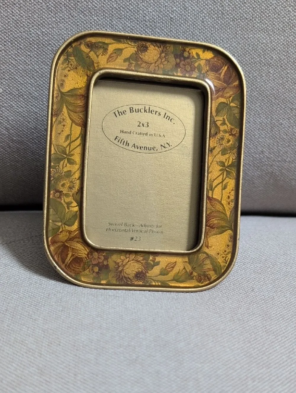 The Bucklers Gold Floral Picture Frame 2